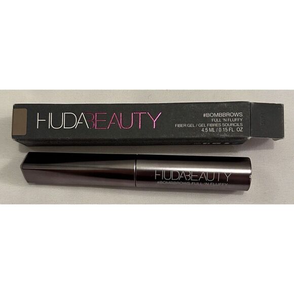 Huda Beauty Full & Fluffy Bomb Brows Fiber Gel Warm Blonde NEW - Picture 1 of 3